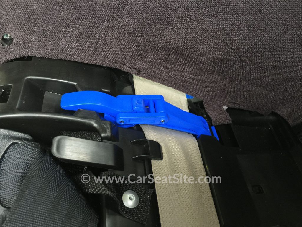 Lockoffs and Belt Tensioners for Easy Installation of Carseats