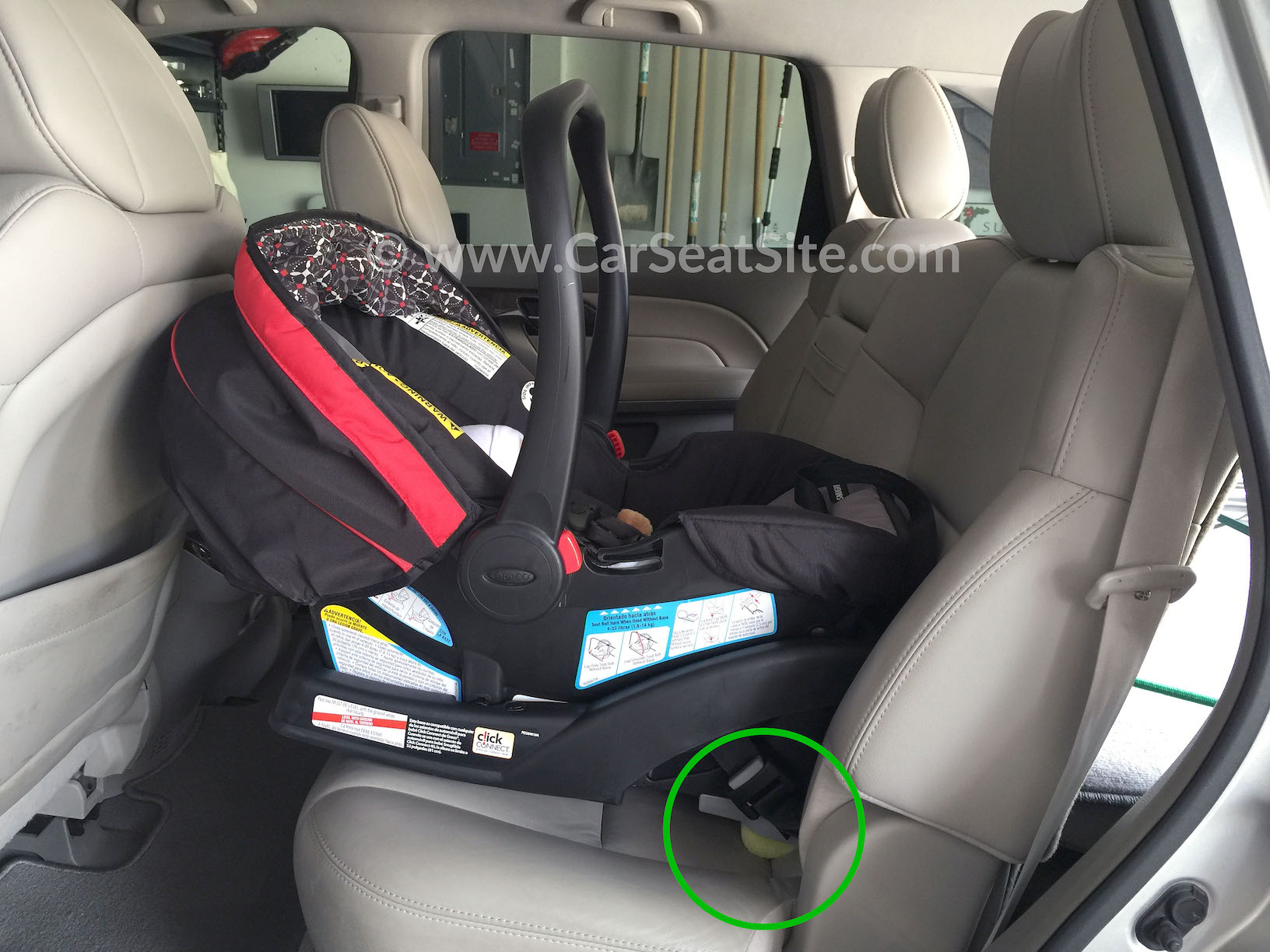 reclining baby car seat