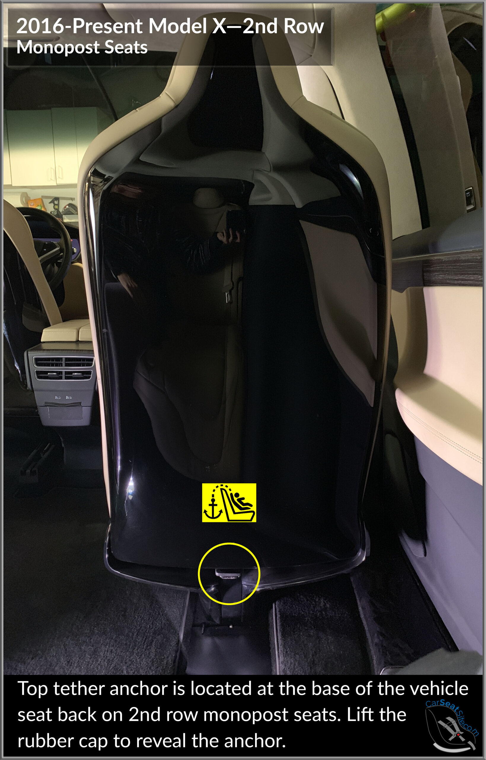 2016 Tesla Model X Tether Anchor