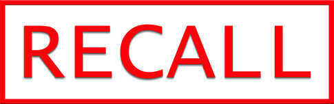 recall sign