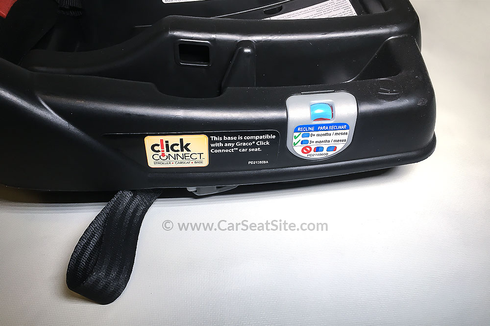 Graco ClickConnect recline indicator