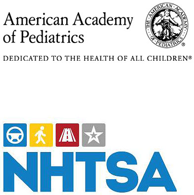 NHTSA AAP logos
